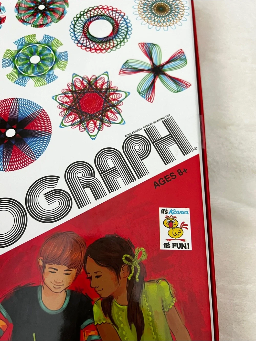 Spirograph Deluxe Set Educational Design Drawing Patterns Toy Age 8+